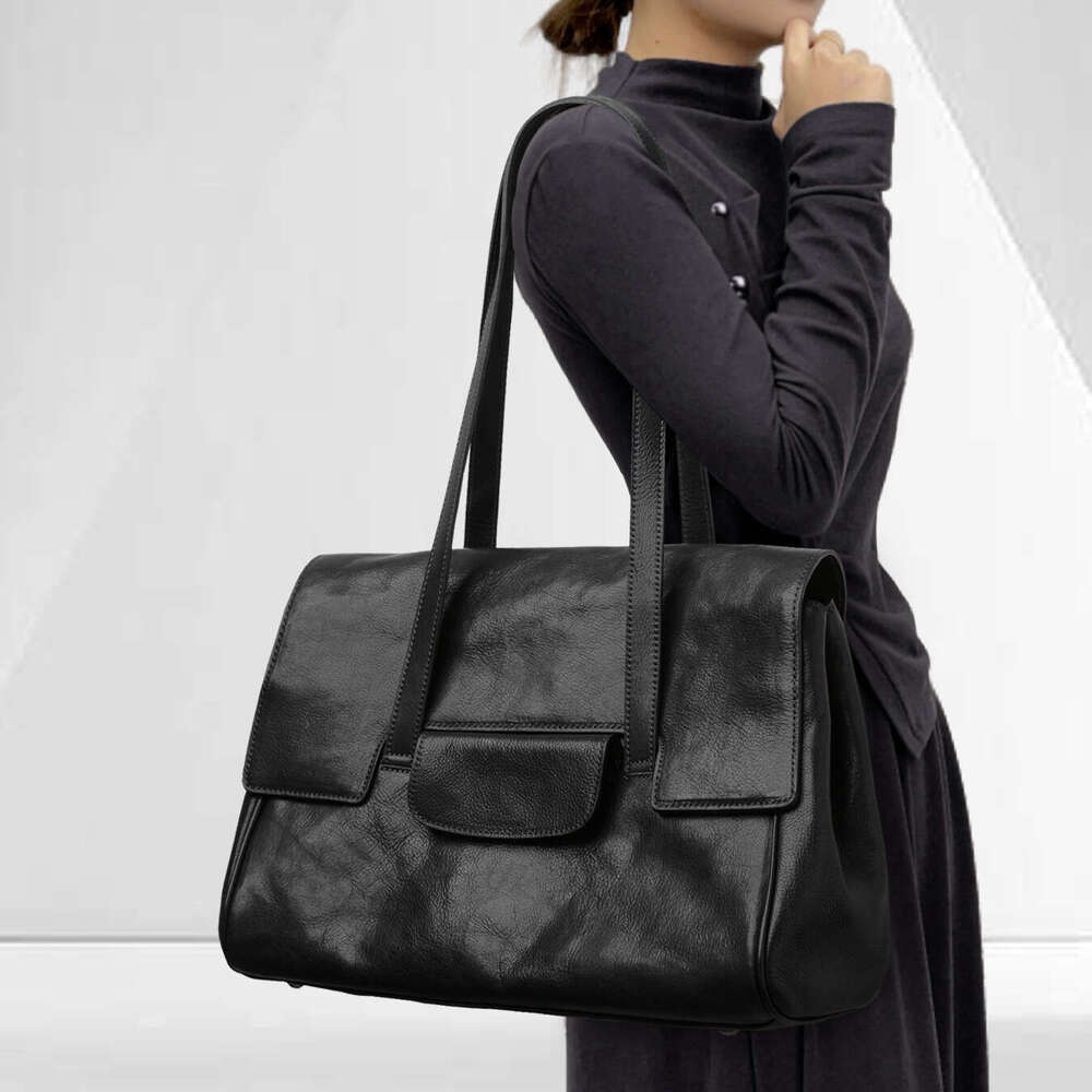 2025 New Genuine Leather Women's Bag, Luxury Brand Factory Direct, Unique Design, Large Capacity Underarm Bag, Versatile Shoulder Bag, Wholesale 