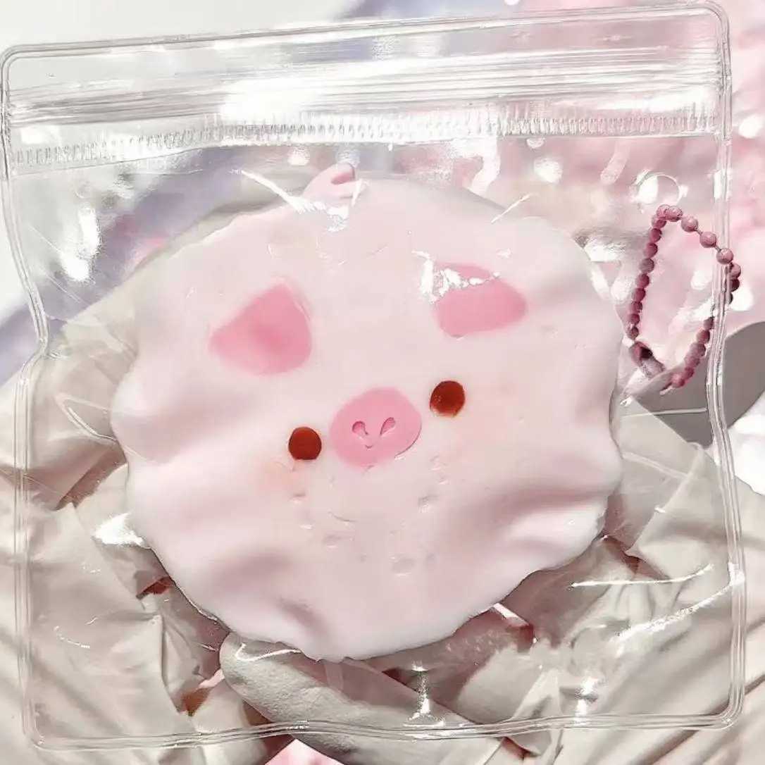 Cute Pink Pig Squishy Sensory Toy Stress Relief Fidget for Autism And Anxiety Sticky Slow Rising Squeeze Toy for Adults Children H260402