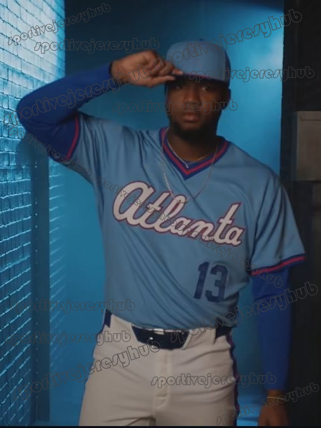 2026 Custom Baseball Jersey Stitched Ronald Acuna Jr. 13 Baldwin Ozzie Albies Matt Olson Austin Riley Harris II Suarez Sale
