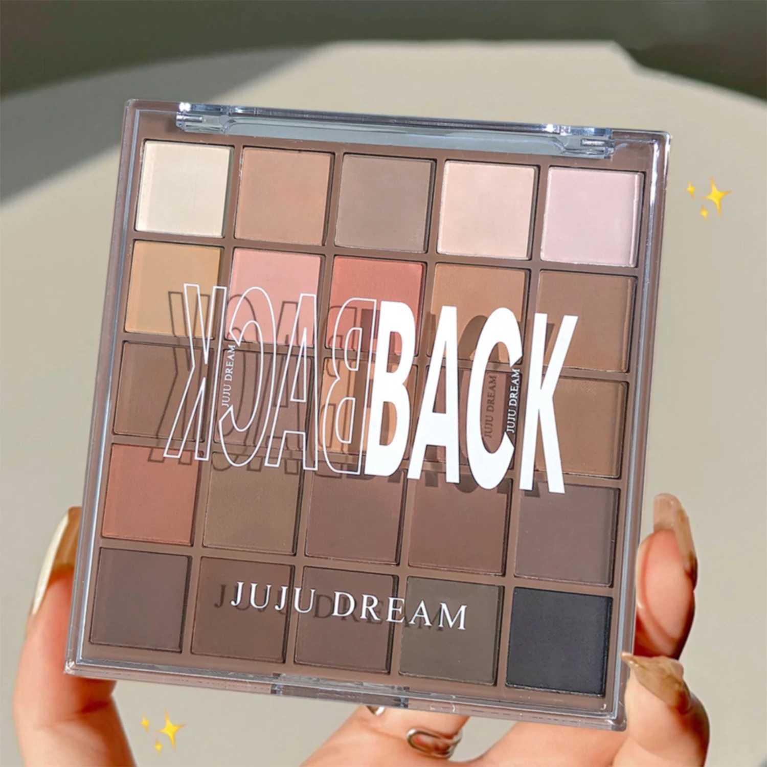 Eyeshadow palette in 25 colors matte brown nude multi-color eyeshadow high color rendering waterproof and sweatproof daily e H260402