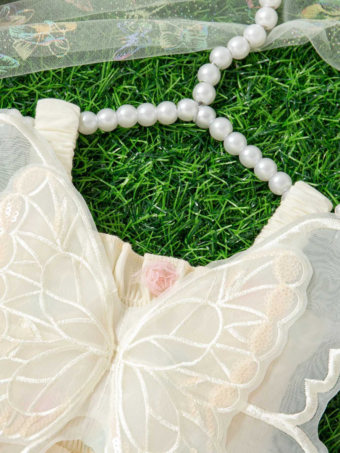 Dress for Kids Girl Butterfly Baby Dress High Quality Korean Style Fashion Baby 1 Year Old Clothes H260402