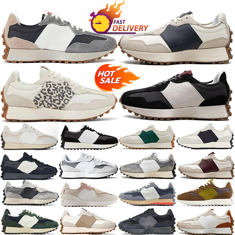 Fast Delivery New Designer Sport Shoes 327 Mens Womens Running white black brown blue Outdoor casual chaussure mens trainers 36-45