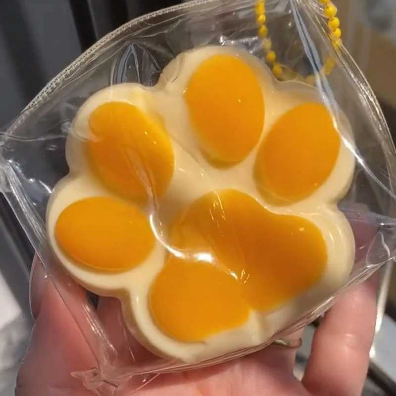 Cute Cat Paw Squeeze Toys TPR Slow Rebound Decompression Toy Childrens Happy Sensory Toys H260402