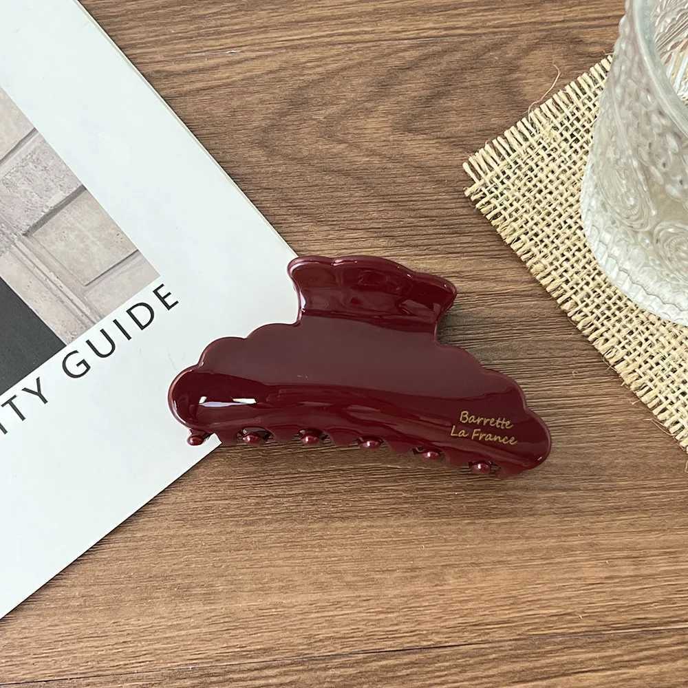1pc New Retro Acetic Acid Grip Clip Womens Half Hair Shark Clip Medium Hair Clip Temperament Hair Clip Headpiece H260402