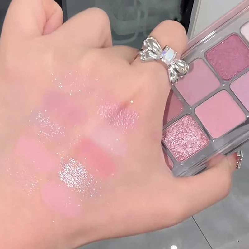 12-Color Eyeshadow Palette Matte Shimmer Finish Brightening Contour Highlighter Long-Lasting Highly Pigmented Compact Makeup H260402