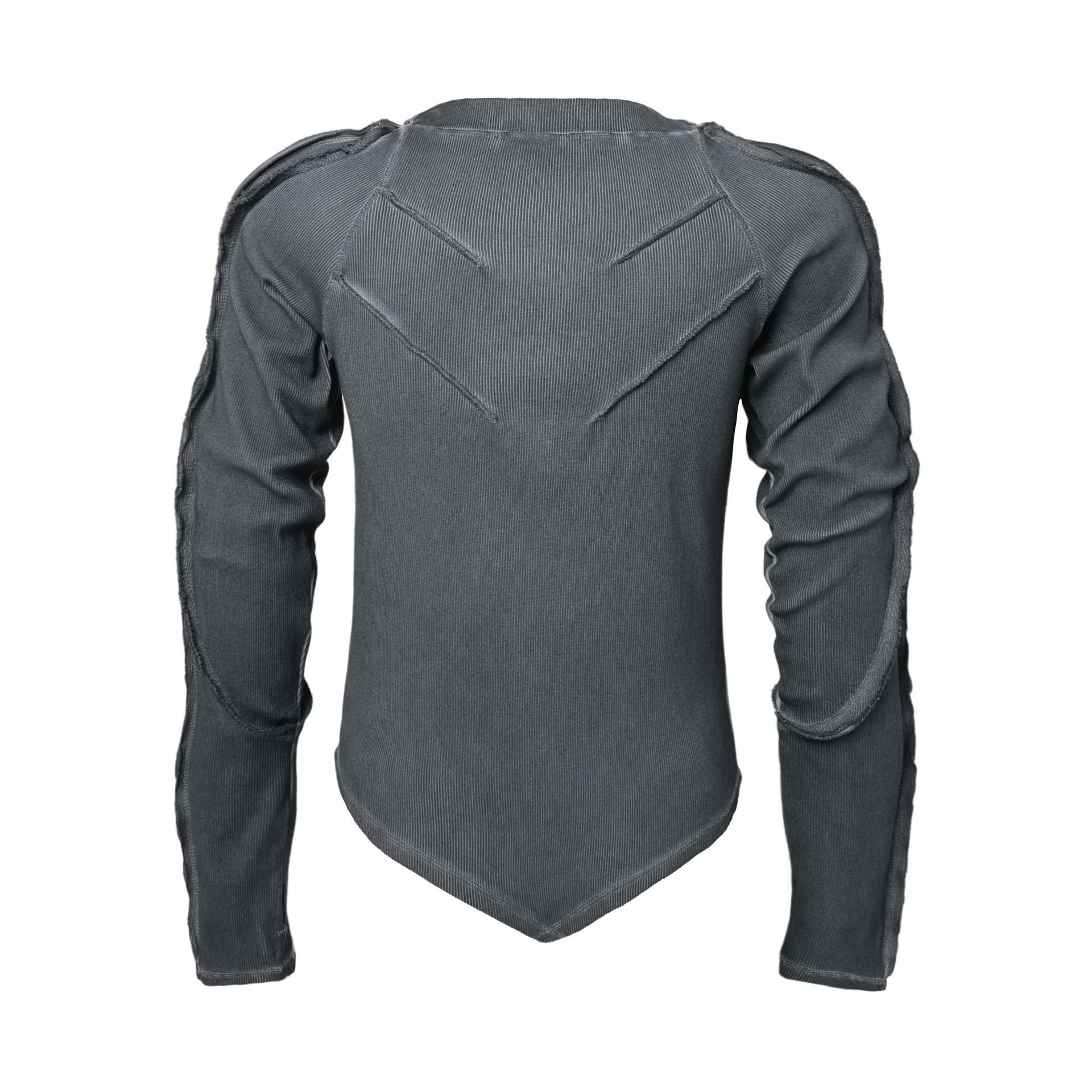 Men's Clothing 2026 New American Style Irregular Motorcycle Retro Washed Vintage Sports Mecha Personality Sweatshirt