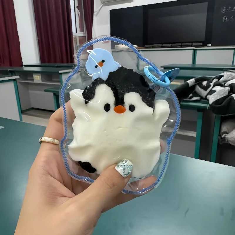 Cute Chubby Penguin Slow Rebound Stress Relief Toy Ultra Soft Squeeze Toy Super Soft Cream Mud Fun Creative Gift For All Ages H260402