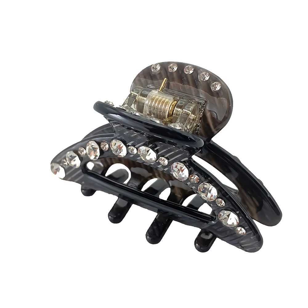 eManco Trendy Luxe Rhinestone - Studded Hair Claw Clips Diverse Color Options Fashion Hair Jewelry for Daily Wear Party Look H260402