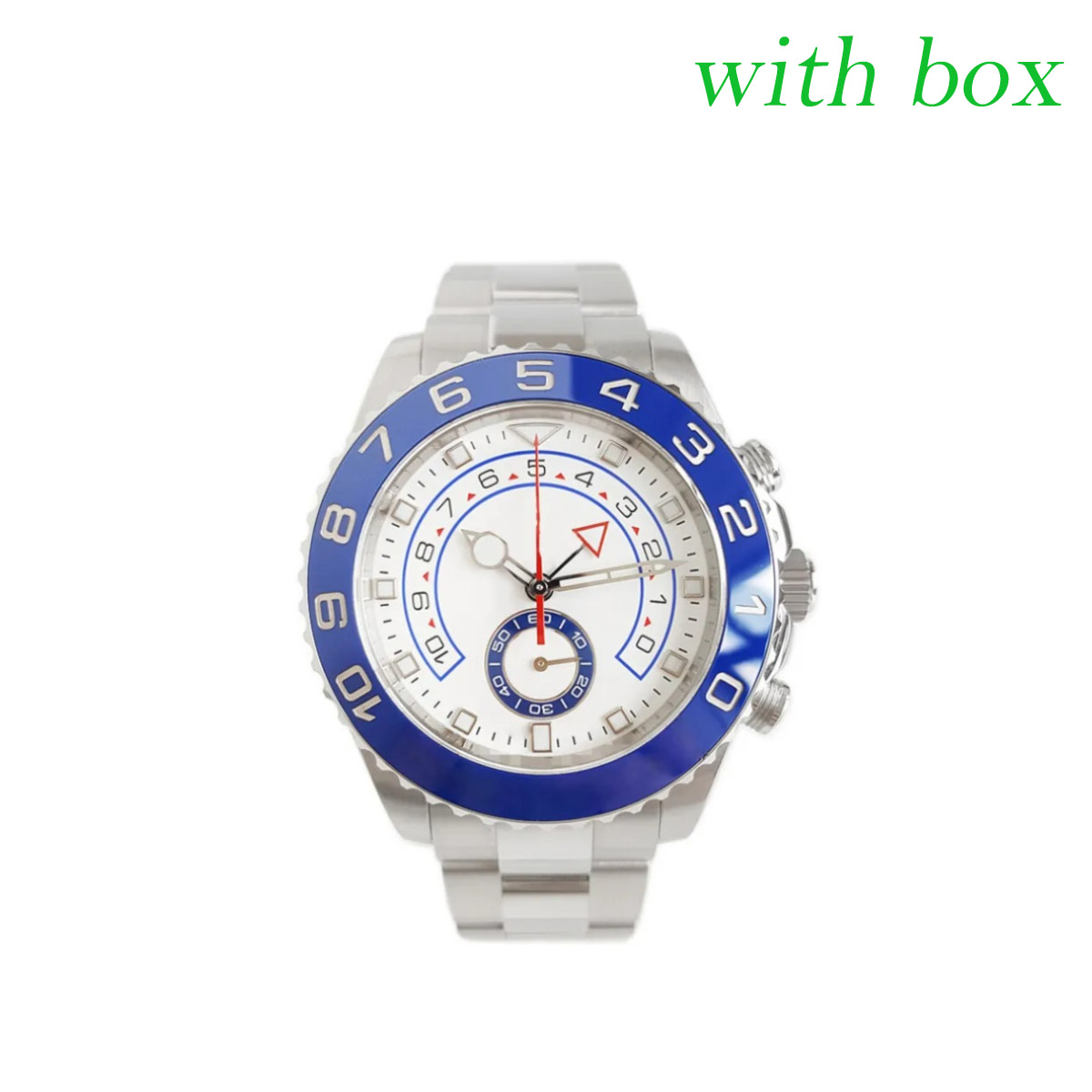 Mens watch 44MM Big Dial automatic mechanical luxury watches 2813 Two Tone Gold Stainless Steel wristwatches chronograph luminous sapphire waterproof montre 2025
