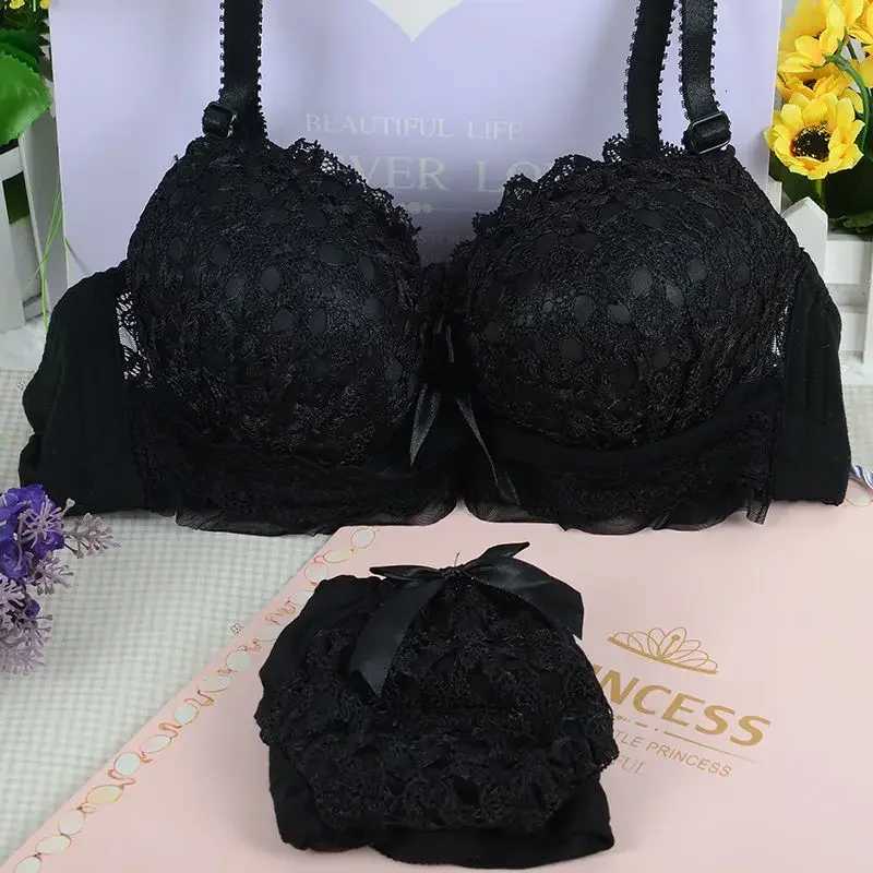 2PCS Women Bra Set Bralette Female Underwear Tank Top Underpants Fashion Brassiere Pink Lingerie Set Lady Crop Tops Z260402