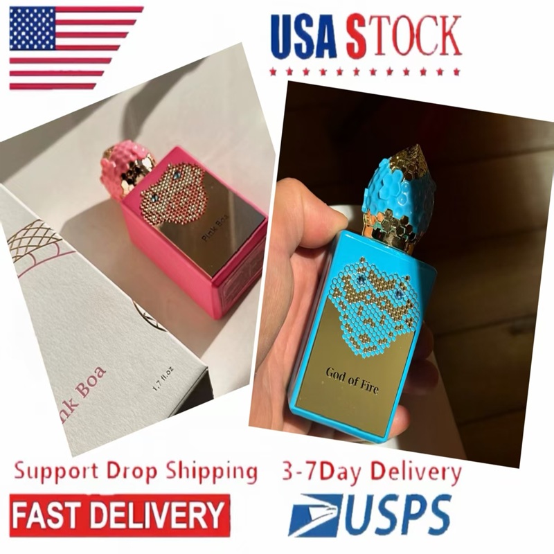 USA 3-7 days delivery 50ml 100ML Perfume Stephane Humbert Lucas Sand Dance La Collection Serpent Venom Incarnat Pink Boa God of Fire Fragrances Top Quality