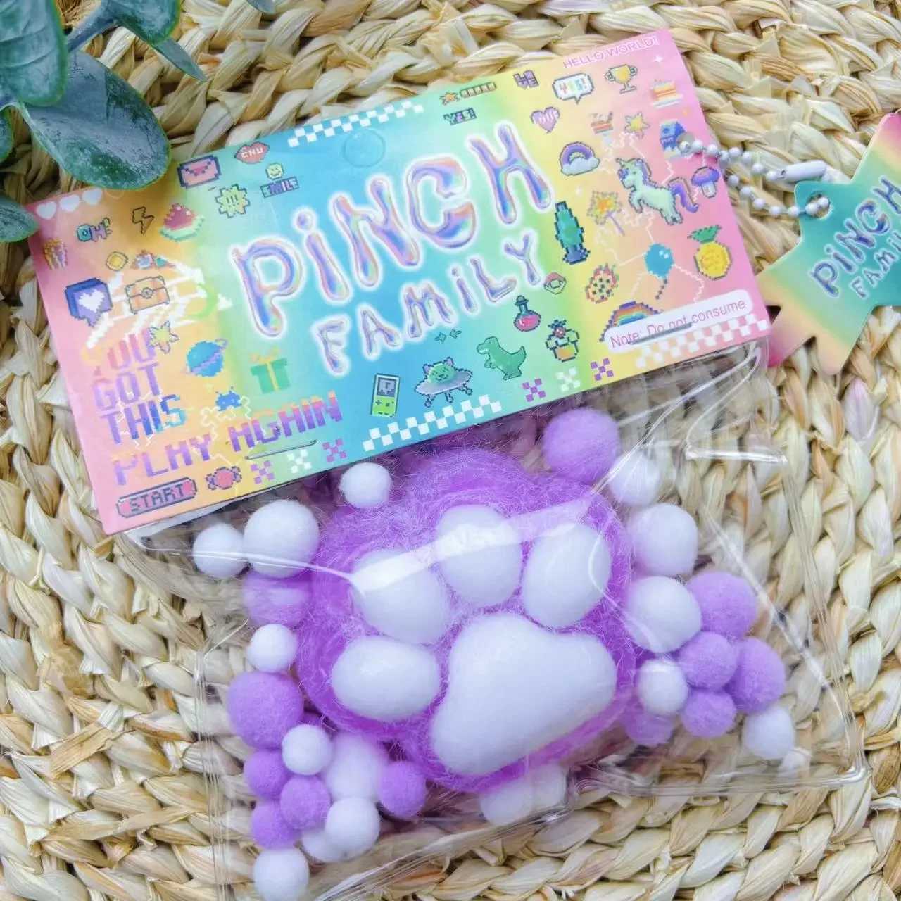 Cute Cat Paw Squishy Fidget Toy Soft Stress Relief Slow Rebound Silicone Pinch Decompression Toys Perfect Christmas Gift for Kid H260402