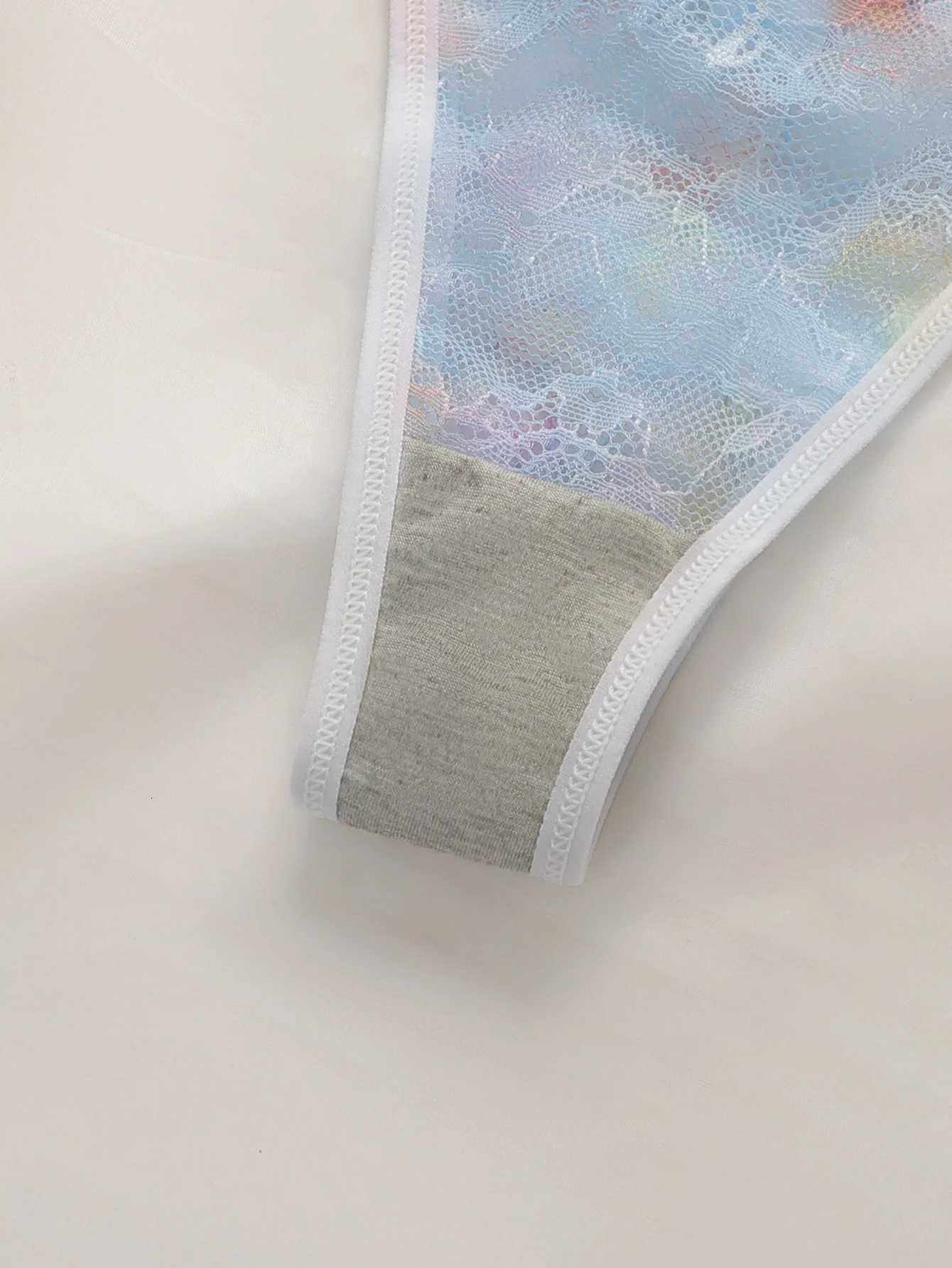 Womens lace transparent lingerie set with steel rims gathered straps adjustable straps comfortable lingerie set YS025 Z260402