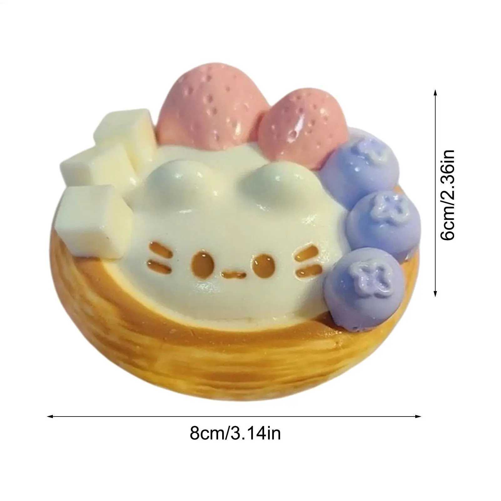 Simulation Sensory Squeeze Toy for Kids Egg Tart Calming Fidget Antistress Toy For Home School Students Classroom Office H260402