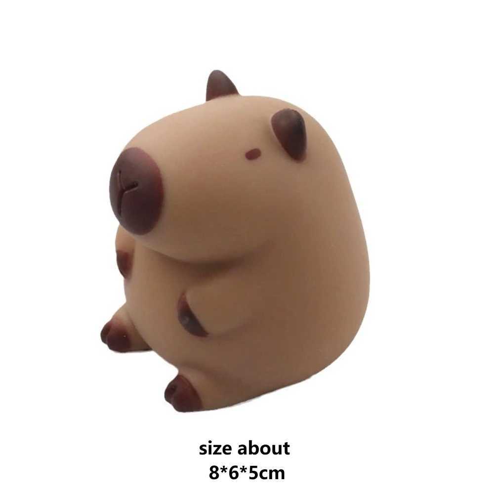 Cartoon Capybara Squeeze Toys Creative Pinch Slow Rebund Decompression Toys Fingertip Flour Animals Fidget Sensory Toy H260402