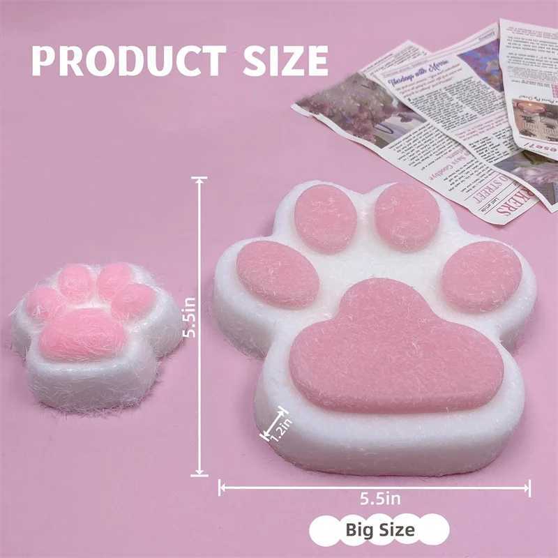 Giant Cat Paw Squishies Toys Handmade Ultra Soft Taba Squishies Fidget Toys Stress Relief Squeeze Toy Gifts for Kids Adults H260402