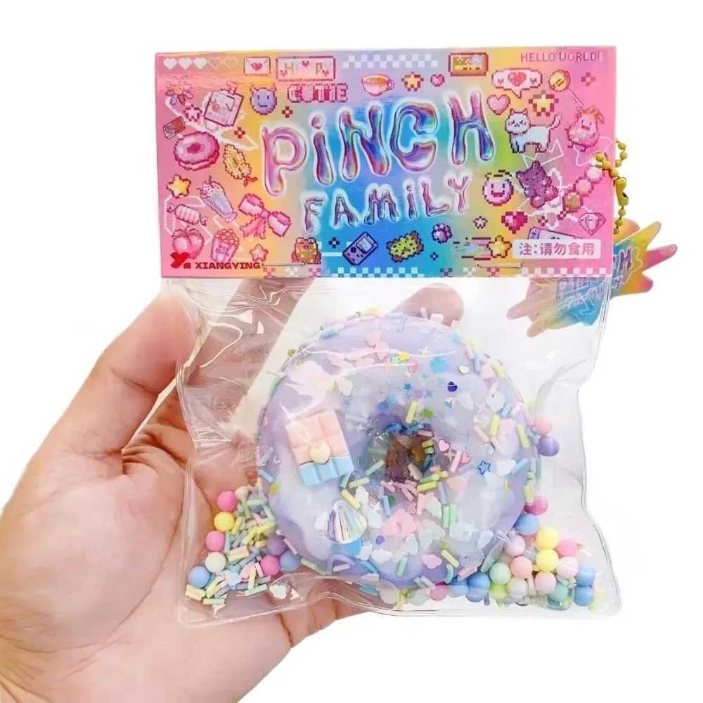 Taba Squishy Squeeze Toys Fidget Squishy Food Toys Reduced Pressure Kawaii Donuts Waffle Cake Pinch Stress Relieving Toys H260402