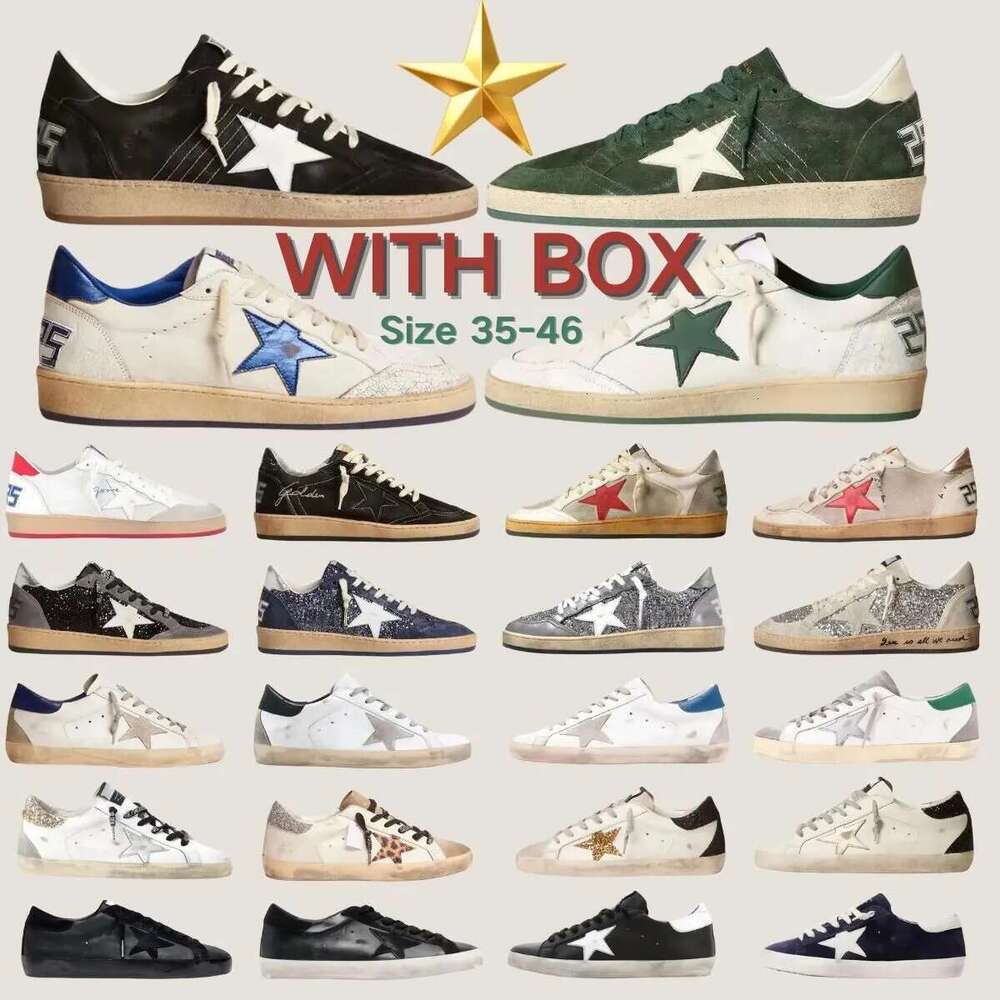 10A Golden Goods Designer Brand Men Women sneakers Ball Star Shoes Dirty Classic Casual superstar shoes old school Sneakers do-old Italy Trainers With Box