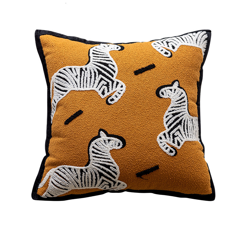 Pillow Case Cover French Style Light Luxury Sofa Modern Simple Model Room Decorative Bedside Cushion Bed Backrest