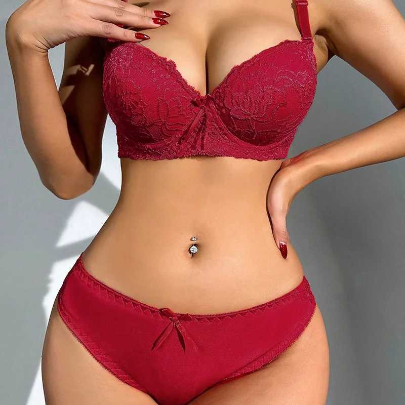 Bra and Panty Set Womens Lace Underwear Ensemble De Lingerie Femmes Hot Lingeries Sets for Women femme Girl Z260402