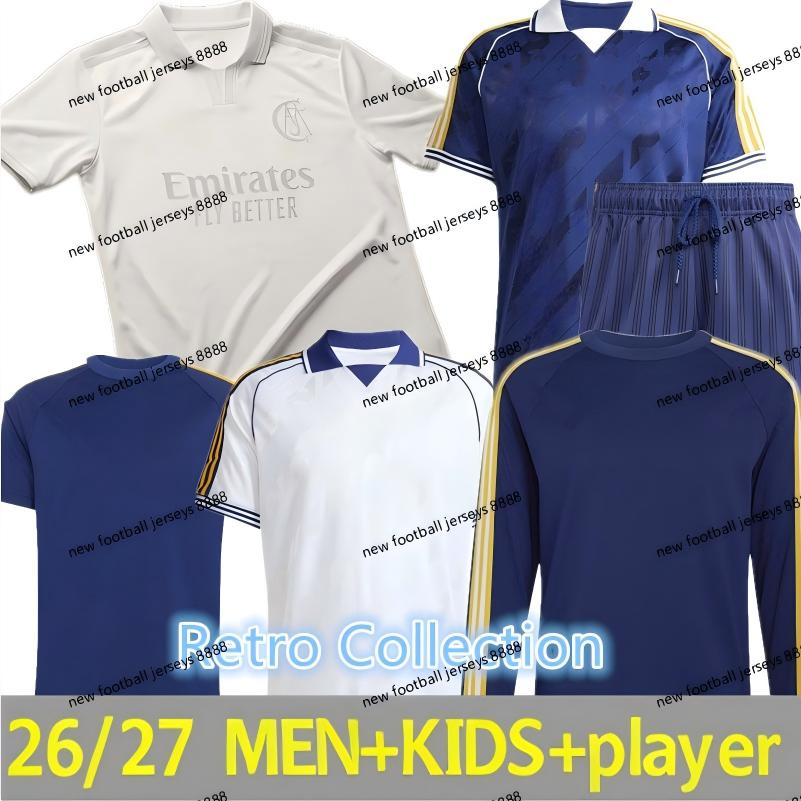 26 MBAPPE Reals MAdriD soccer jerseys 125th Anniversary Kit BELLINGHAM VINI JR ENDRICK RealsMAdriD football shirt VALVERDE 2025 SPains 2026 RONALDO fans
