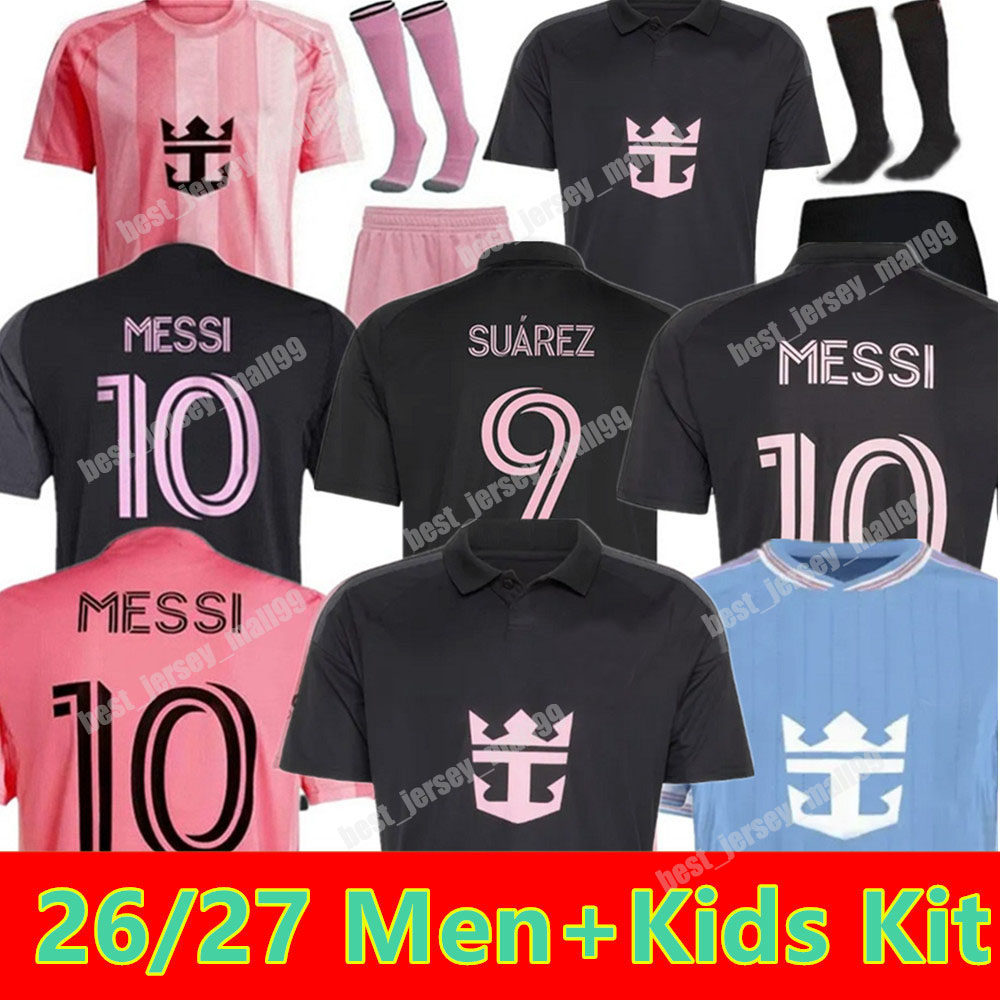 2026 2027 Inter Soccer Jerseys Miami CF SUAREZ DE PAUL SEGOVIA football Kids Adult suit Player Fans version shirt kits Maimi ALLENDE 11