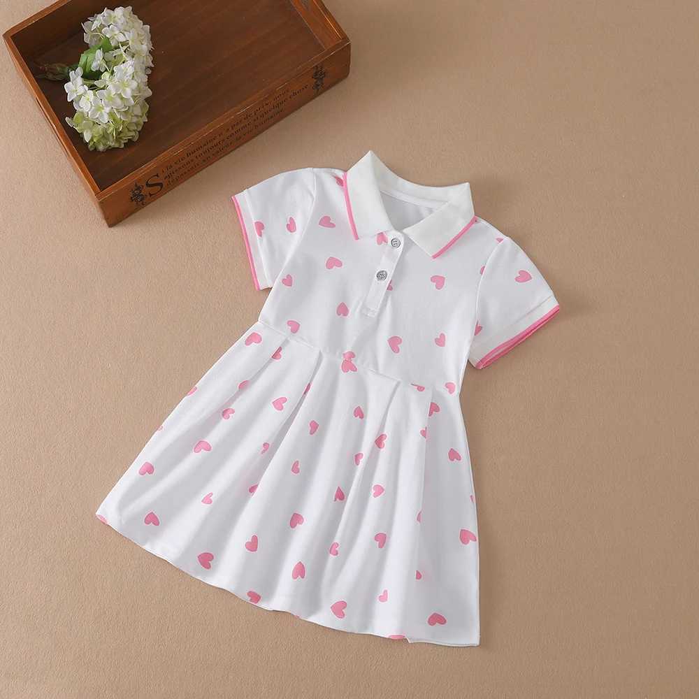 Girls Clothes 2025 New Summer Princess Dresses Short Sleeve Kids Dress Baby Dresses for Children Clothing 2-6Y H260402