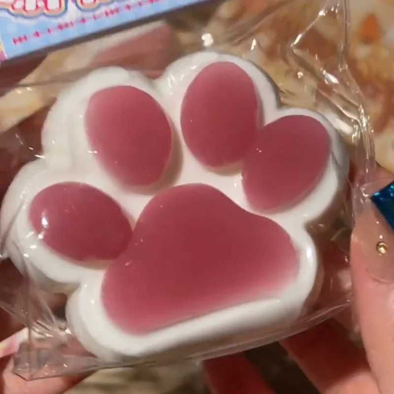 Children Cat Claw Squishy Fidget Toys Soft Cute Cat Paw Slow Rebound Stress Relief Pinch Decompression Toy Kids Birthday Gifts H260402