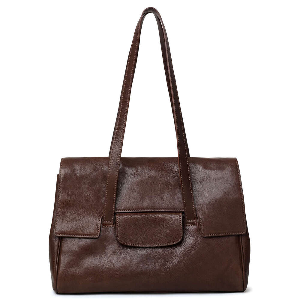 2025 New Genuine Leather Women's Bag, Luxury Brand Factory Direct, Unique Design, Large Capacity Underarm Bag, Versatile Shoulder Bag, Wholesale 