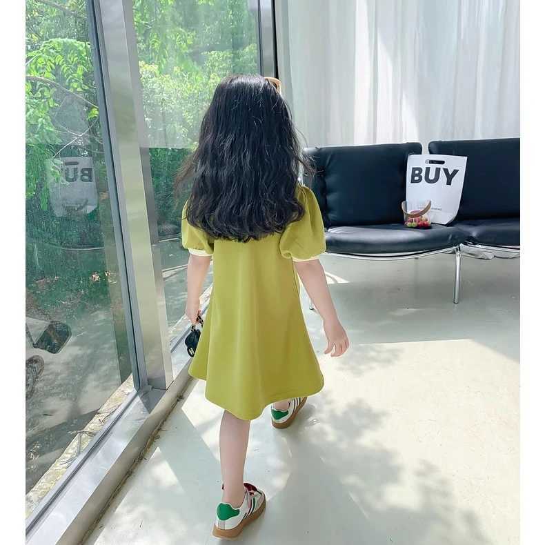 2024 Baby Dress Clothes Summer Short Sleeves Dress Clothing Fashion Kids Girls Princess Dresses H260402