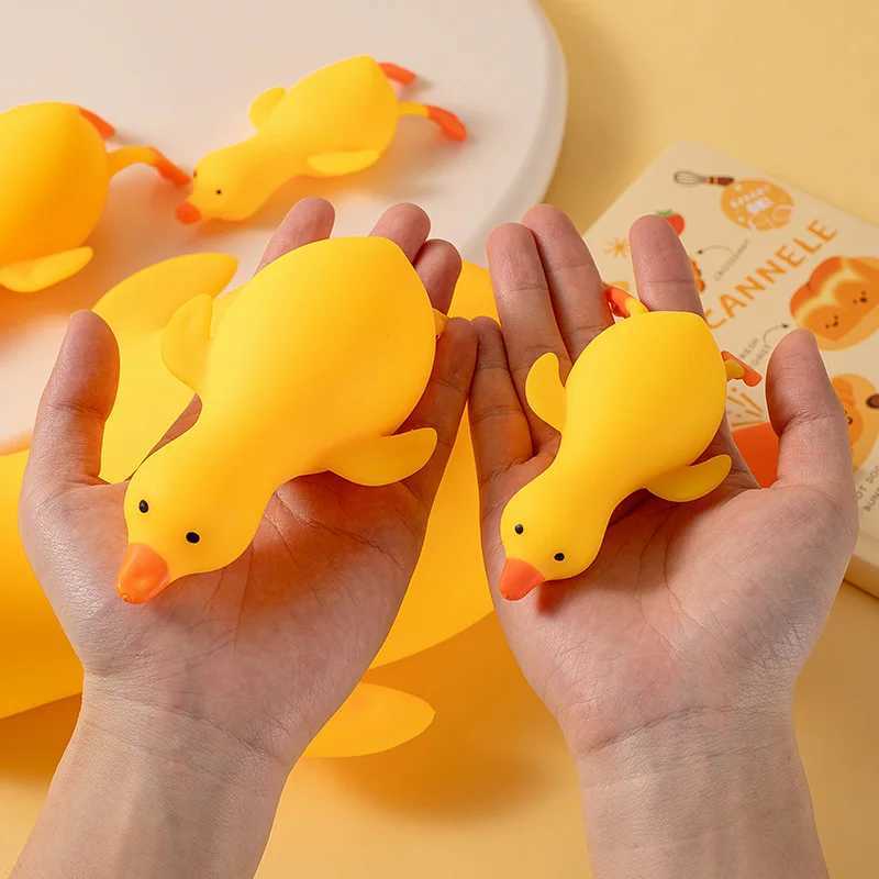 Duck Stress Toys Squeeze Vent Squishy Anti-stress Abreact Stress Ball Decompression Fidget Sensory Toys Christmas Party Gift H260402