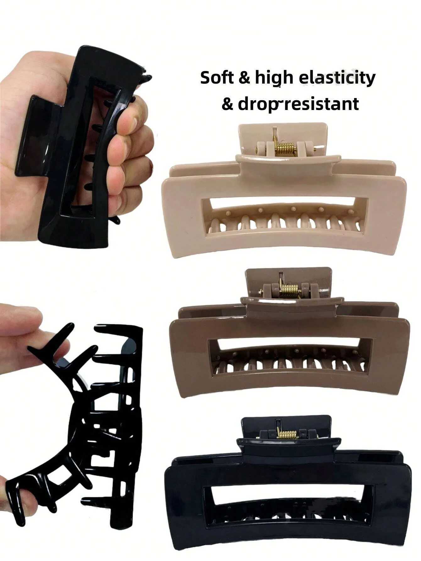 1PC soft rubber shark clip soft premium feel grab clip anti fall and non fragile clip headband clip hair clip H260402