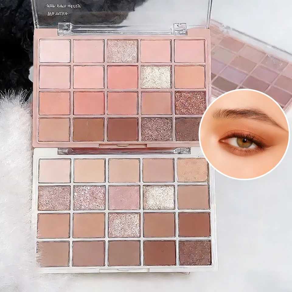 20-Color Multicolor Eyeshadow Palette Nude Earth Tones Tender And The Powder Is Not Flying Waterproof Long-Lasting Daily Makeup H260402