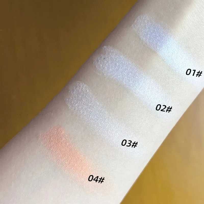 Matte Highlighter Powder Eyeshadow Palette White Long Lasting Natural 3D Brightening Eye Makeup Palette Brighten Face High Gloss H260402