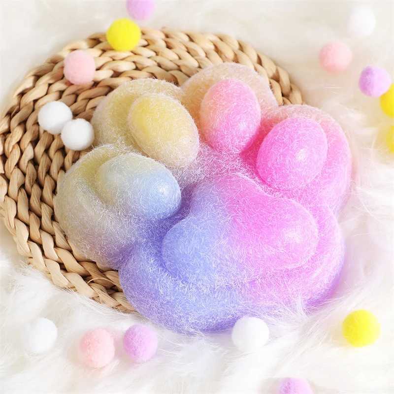 Giant Cat Paw Squishies Toys Handmade Ultra Soft Taba Squishies Fidget Toys Stress Relief Squeeze Toy Gifts for Kids Adults H260402