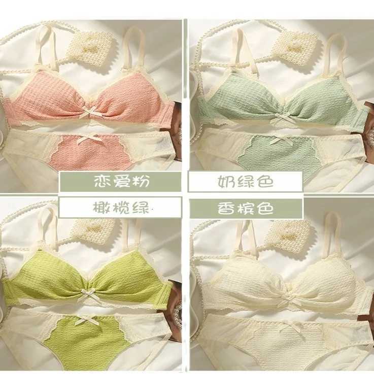 A Thin Sweet and Cute Lace Bra Cover for Girls with A Close-knit Bra Without A Steel Ring Push Up Bra Z260402