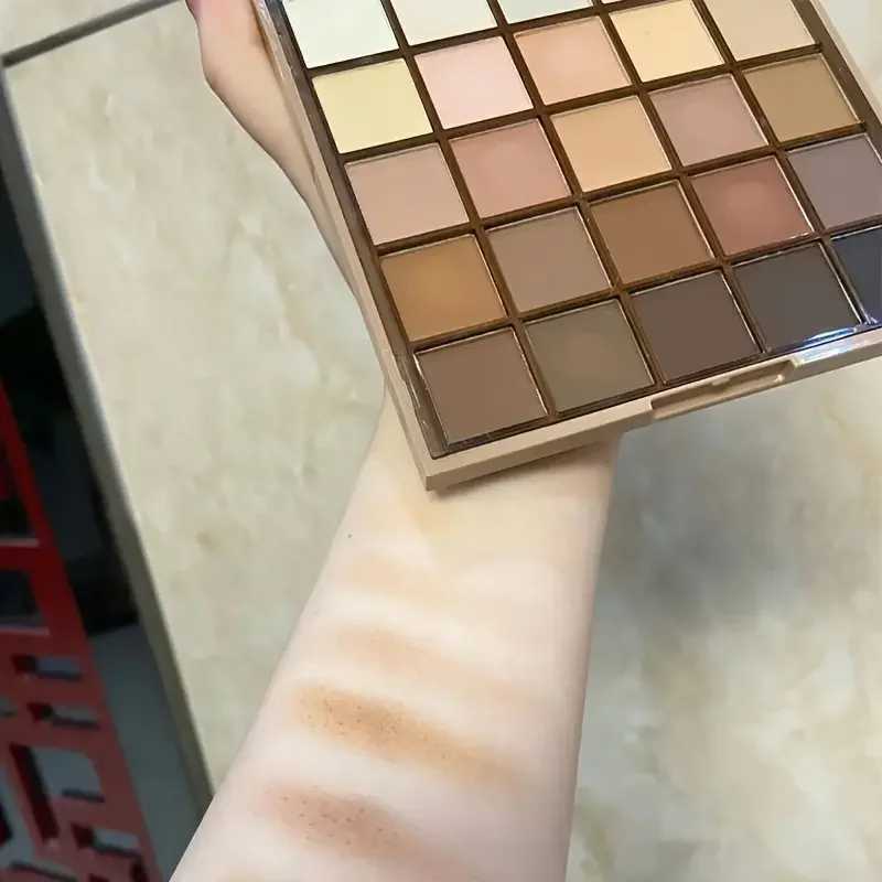 25 color eyeshadow palette - matte and shimmer high pigmy brown nude coffee chocolate student party daily stage makeup H260402