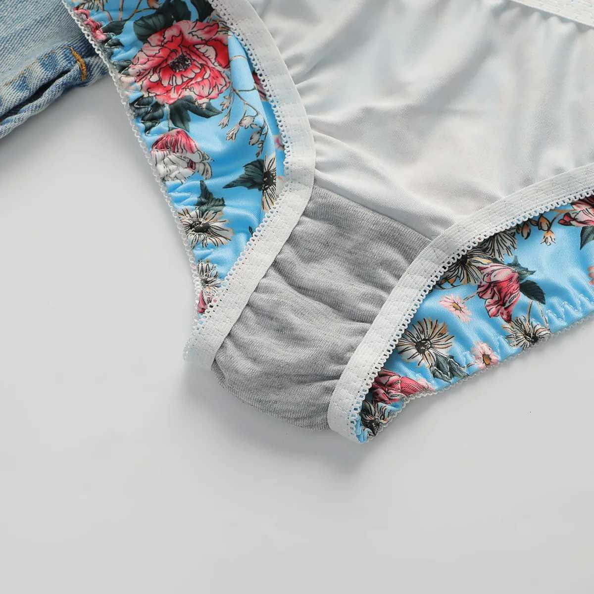 2-Pieces High quality Womens Flower Printed Bra Underwear Set Womens Autumn/Winter New Underwear A2173 Z260402