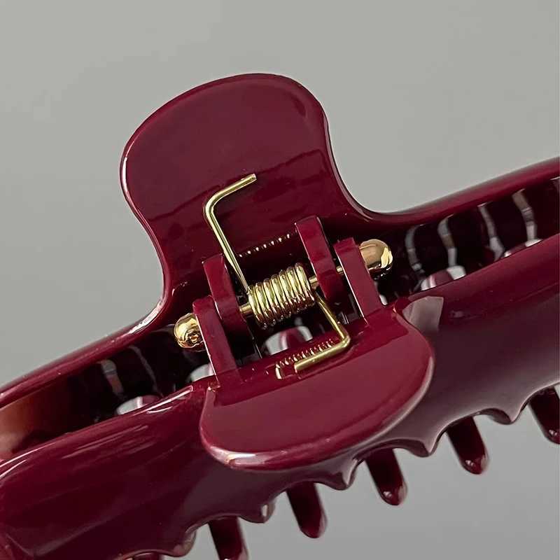 High-Quality Acetate Rectangular Hair Clip 2026 New Style Large Size Thick Hair At The Back of The Head Elegant Shark Clip H260402