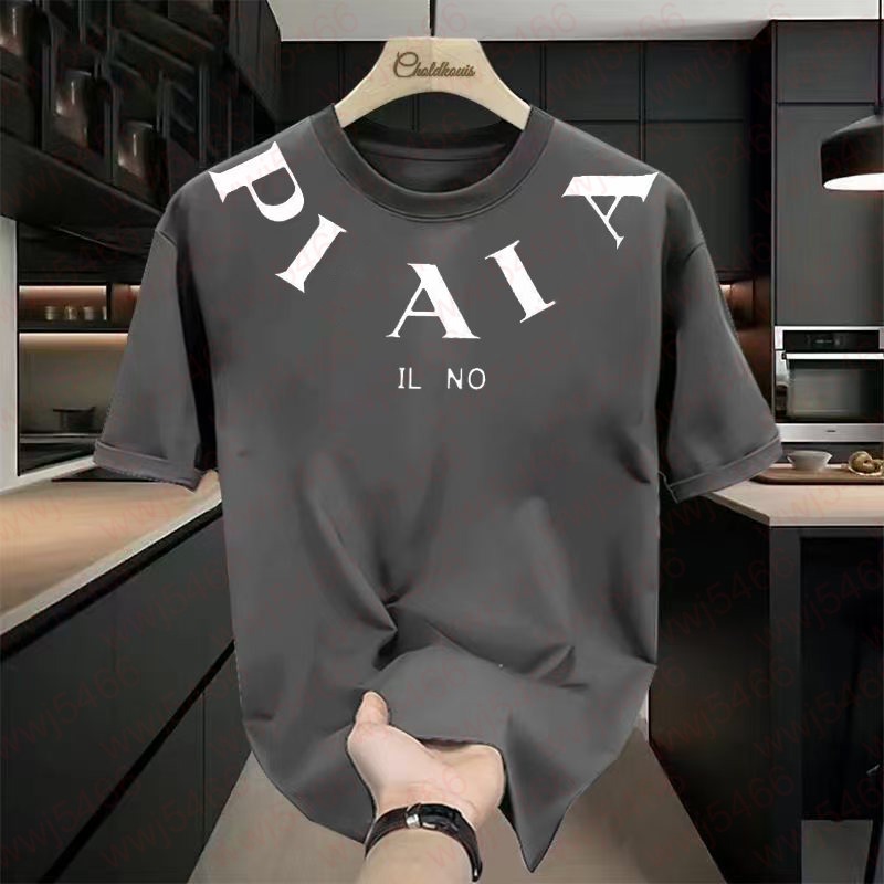 Men's T-Shirts designer T-shirts black and white short sleeved high-end high-quality men's embroidered letter pattern 100% pure cotton Men's Tees & Polos #k22