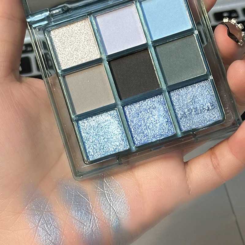 9-color eye shadow palette - vibrant colors shiny palette waterproof and durable suitable for music festival makeup H260402