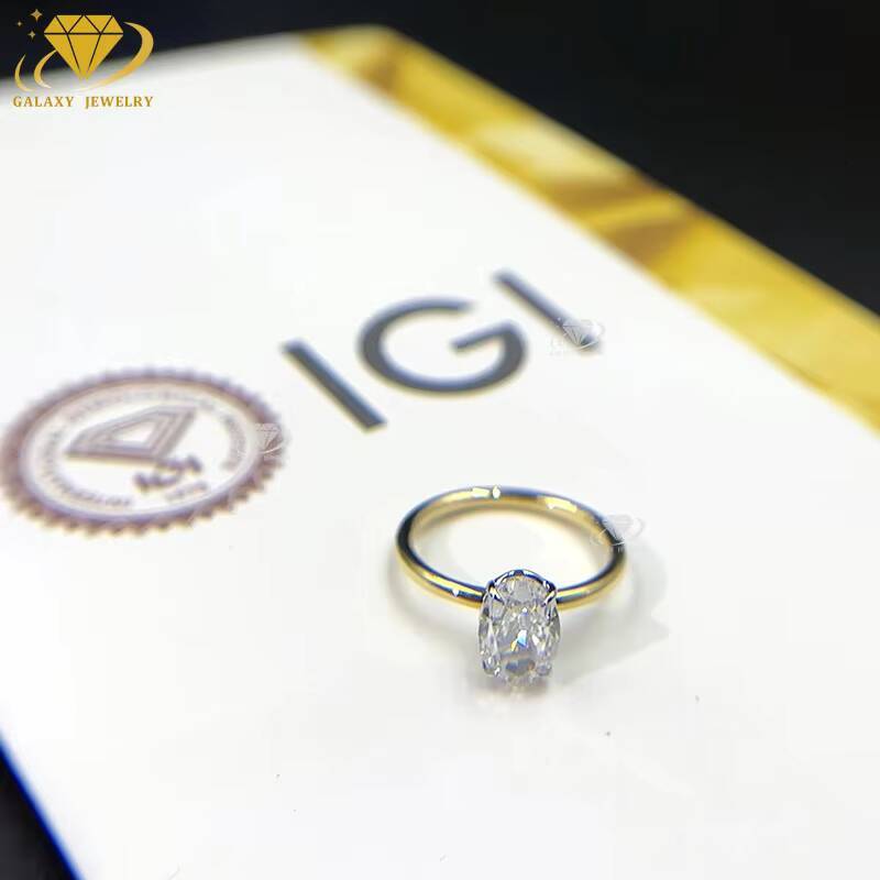 Fine Jewelry 18K Gold 178 Ct Lab Growm Diamond Ring Women Engagement Ring With IGI Certificate