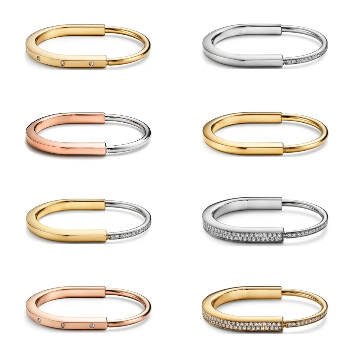 2026 bangle bracelet men luxury jewelry women bracelet designer 18K Gokd Plated heavy stainless steel lock bracelets size 17 bangle designer bracelet diamond gifts
