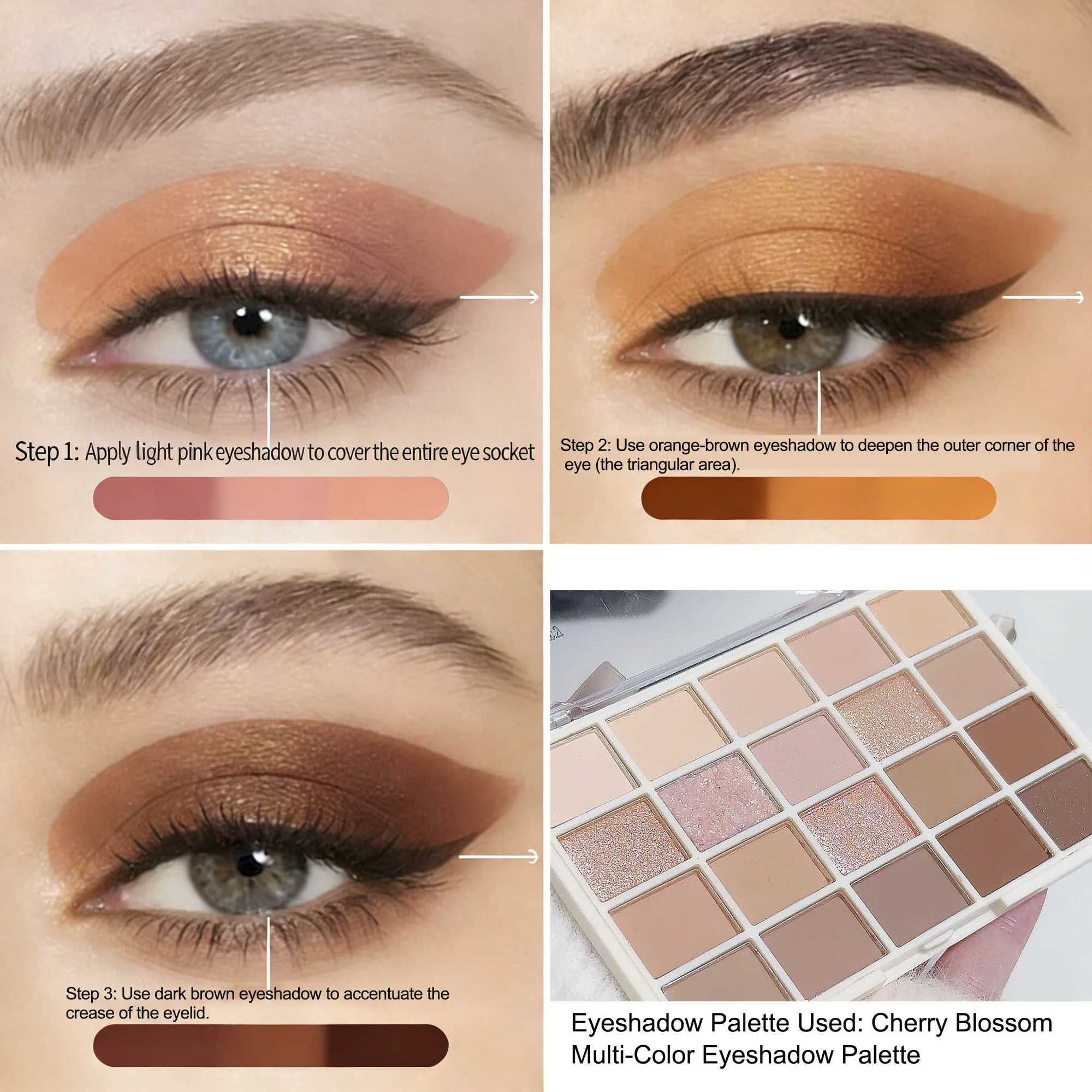 20-Color Multicolor Eyeshadow Palette Nude Earth Tones Tender And The Powder Is Not Flying Waterproof Long-Lasting Daily Makeup H260402