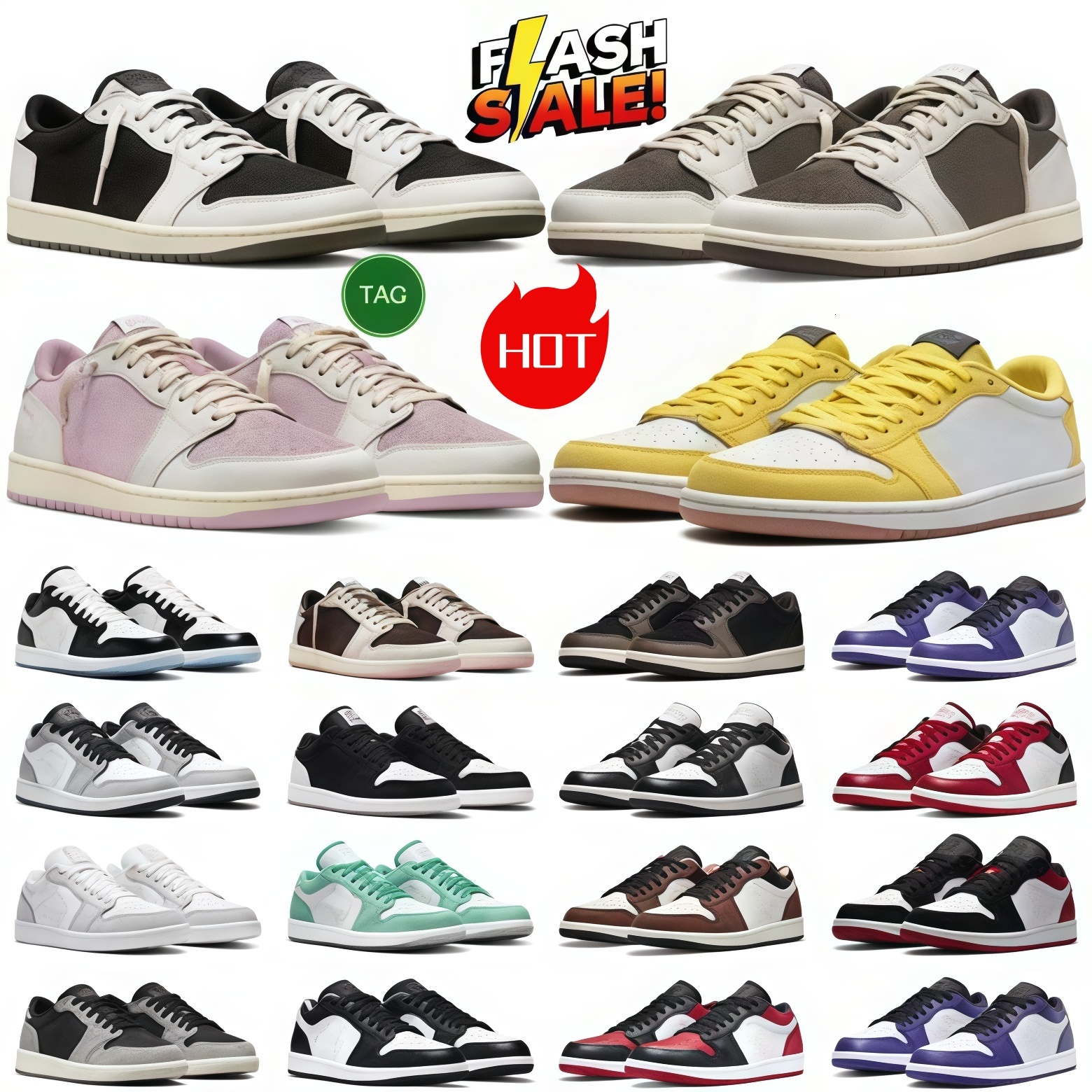 Designer for Men Women 1 Basketball Shoes Sneakers Black Phantom Gym Red Bred Toe Court Purple Game Royal Outdoor Sports Trainers Sneaker With Box 36-46