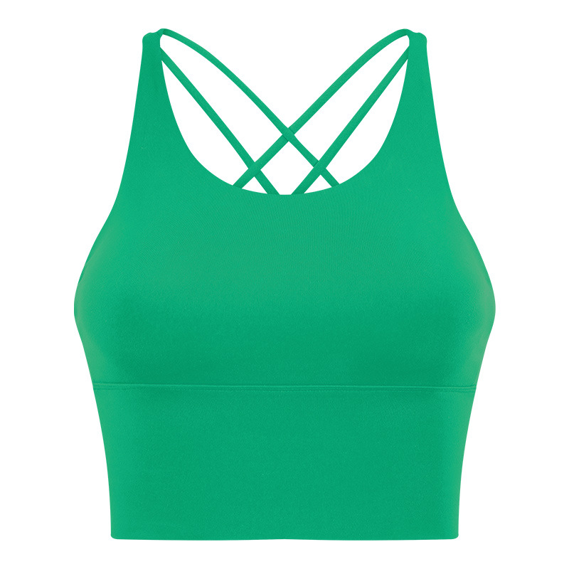 New backless Solid Color sports bra for women backless fitness yoga bra, thin camisole vest summer top free shipping