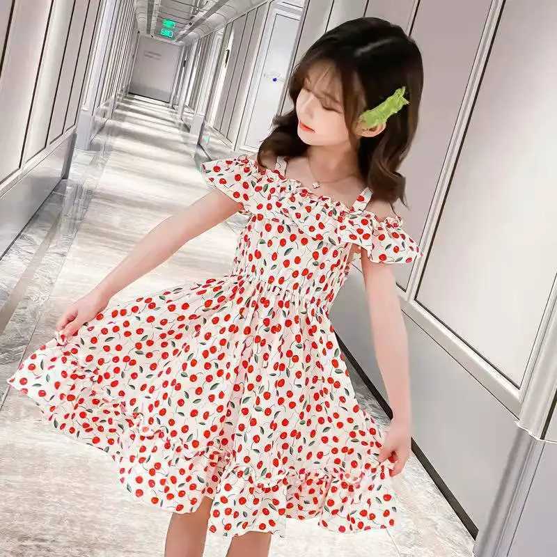 Fashion Summer 2026 Girls Cute Dress Party Kids School Dresses Costumes Children Princess Clothes Teen Vestidos 4 6 8 10 12 Year H260402