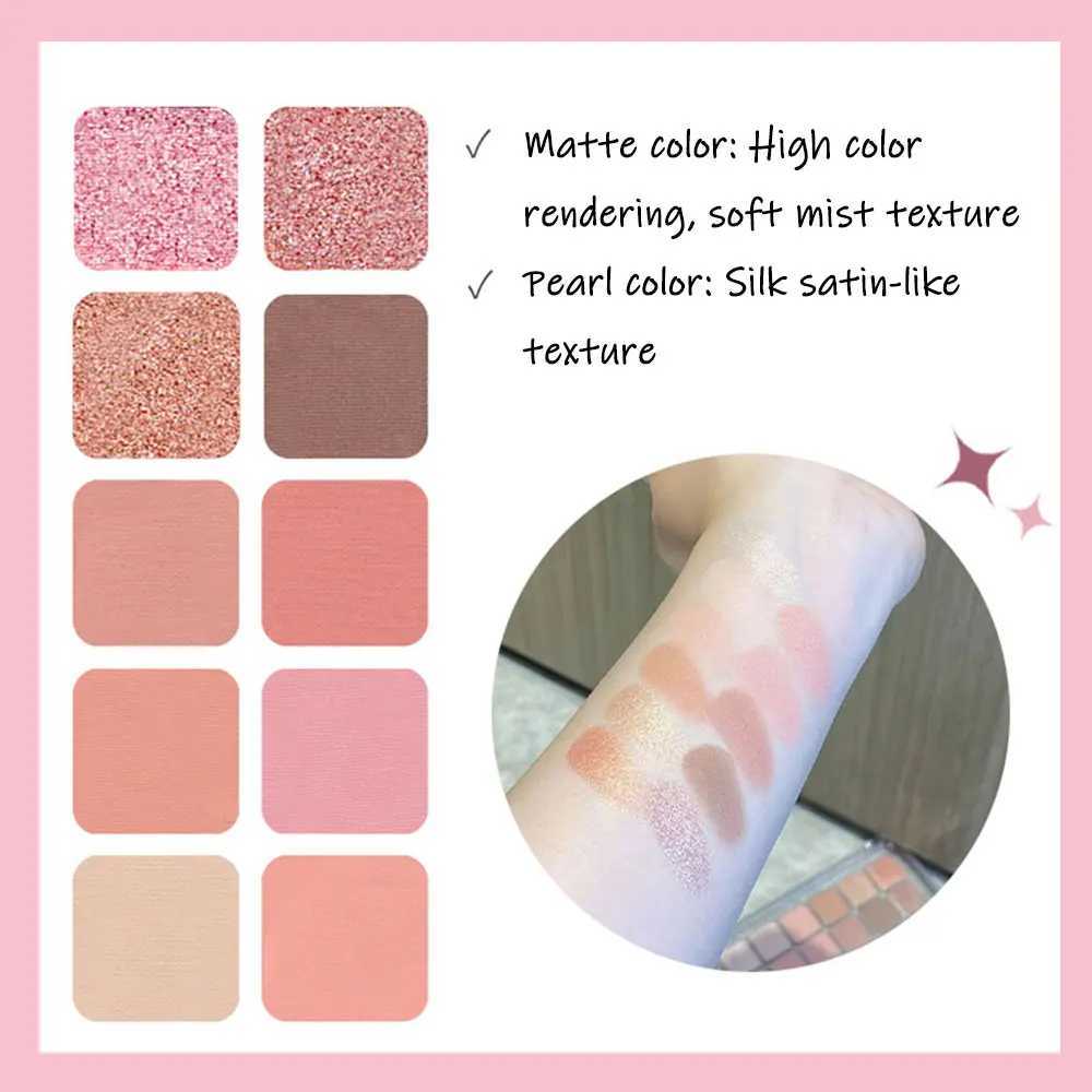 12 Colors Matte Pearl Eyeshadow Palette Christmas Waterproof Long-Lasting Multi-Look Blush ContourAll Skin TypesUnisex H260402