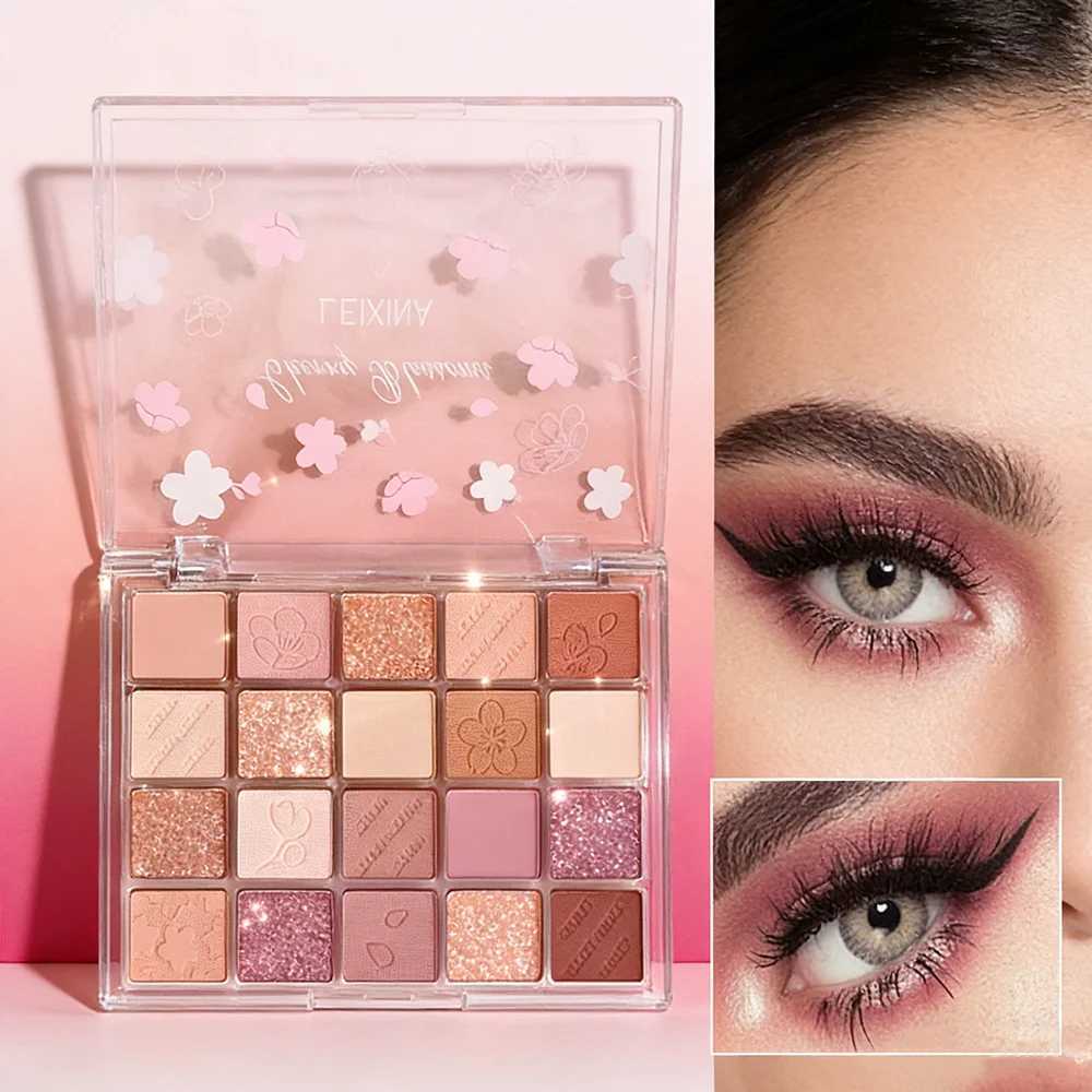 20-Color Eyeshadow Palette with Glitter Shimmer and Matte Finishes Instagram Makeup Palette H260402
