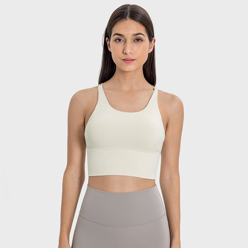 New backless Solid Color sports bra for women backless fitness yoga bra, thin camisole vest summer top free shipping